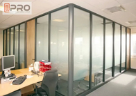 संक्षिप्त डिजाइन आधुनिक कार्यालय विभाजन सजावटी स्पष्ट ग्लास विभाजन दीवार ध्वनि सबूत