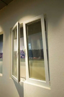 यूरोपीय शैली टेन्ट एंड टर्न एल्यूमीनियम खिड़कियां फ्रेम जलोसी के साथ डबल ग्लास्ड