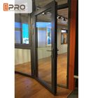 निर्माण भवनों के लिए अनुकूलित डिजाइन एल्यूमीनियम हिंग वाले दरवाजे स्टेनलेस स्टील के कांच के दरवाजे काज दरवाजा काज काला;