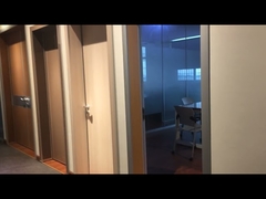 Bedroom MDF Interior Doors With Alkali Sand Flat Panel Surface Color Optional