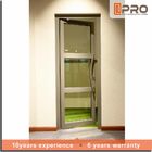 आवासीय घर के लिए आधुनिक बाथरूम ग्लास एल्यूमीनियम हिंगेड स्लाइडिंग दरवाजे एल्यूमीनियम डबल हिंग वाला दरवाजा स्टेनलेस दरवाजा हिन