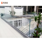 आंतरिक ग्लास स्विमिंग पूल एल्यूमीनियम हैंड्रिल स्टेनलेस स्टील की सीढ़ियाँ Balustrades